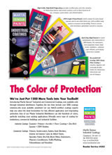 industrial paint trade magazine ad copywriting