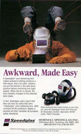 welding helmet ad copywriting