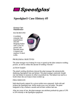 Speedglas helmet case history